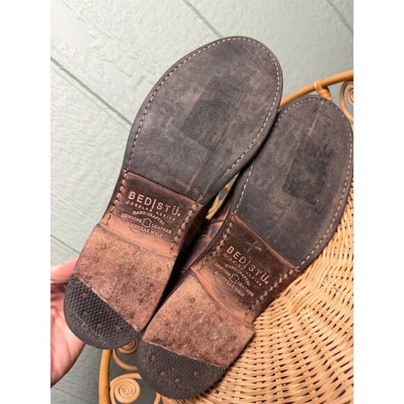 Bed Stu Manchester Leather Tall Riding Boots Distressed Brown 9.5 - Picture 6 of 8